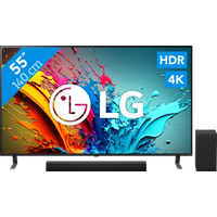 Koop LG 55QNED85T6C (2024) + LG DS40T voor laagste prijs