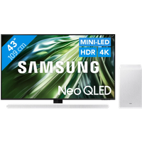 Koop Samsung Neo QLED 4K 43QN90D (2024) + Samsung HW-S701D Wit (2024) voor laagste prijs