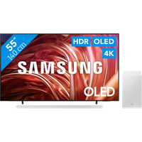 Koop Samsung OLED 4K 55S85D (2024) + Samsung HW-S701D Wit (2024) voor laagste prijs