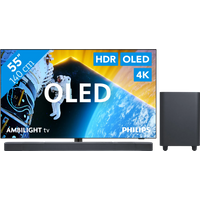 Koop Philips 55OLED809 - Ambilight (2024) + JBL Bar 800 Zwart voor laagste prijs