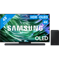 Koop Samsung OLED 4K 48S93D (2024) + Samsung HW-S700D Zwart (2024) voor laagste prijs