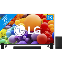 Koop LG 75UR78006LK + Soundbar voor laagste prijs
