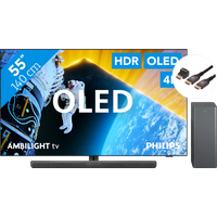 Koop Philips 55OLED809 - Ambilight (2024) + Philips TAB6309 + BlueBuilt HDMI Kabel voor laagste prijs