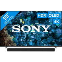 Koop Sony XR-55A80L (2023) + Sony HT-A3000 voor laagste prijs