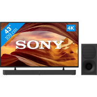 Koop Sony KD-43X75WL (2023) + Soundbar voor laagste prijs