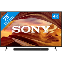 Koop Sony KD-75X75WL (2023) + Soundbar voor laagste prijs