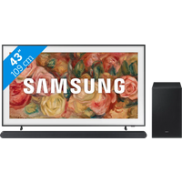 Koop Samsung The Frame 43LS03D (2024) + Samsung HW-S700D Zwart voor laagste prijs