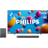 Koop Philips 65'' PUS7000 4K (2025) + Philips TAB5309 voor laagste prijs