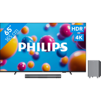 Koop Philips 65'' PUS7000 4K (2025) + Philips TAB6100 voor laagste prijs